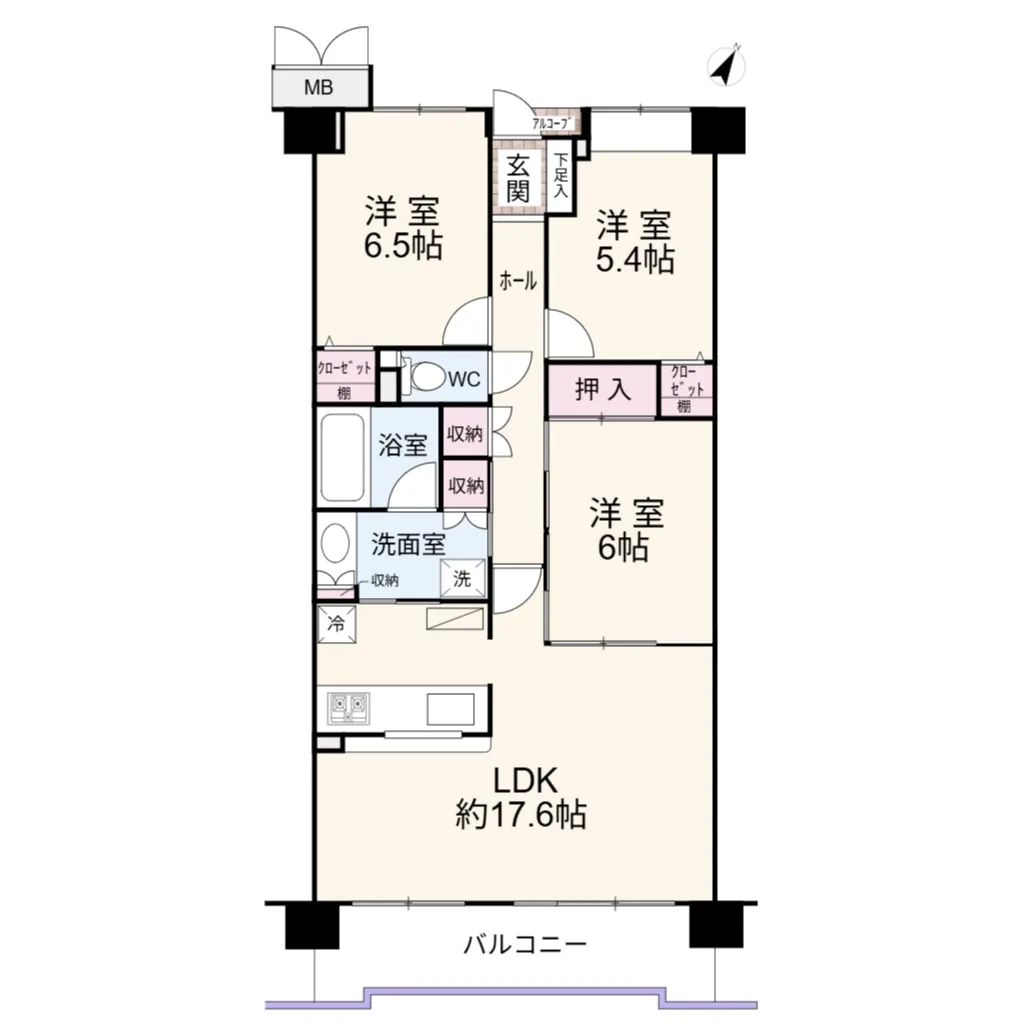 間取り（3LDK）