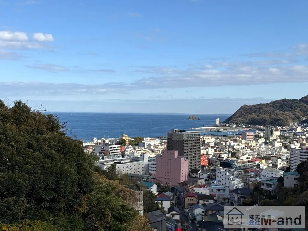 食堂横バルコニーからの眺望