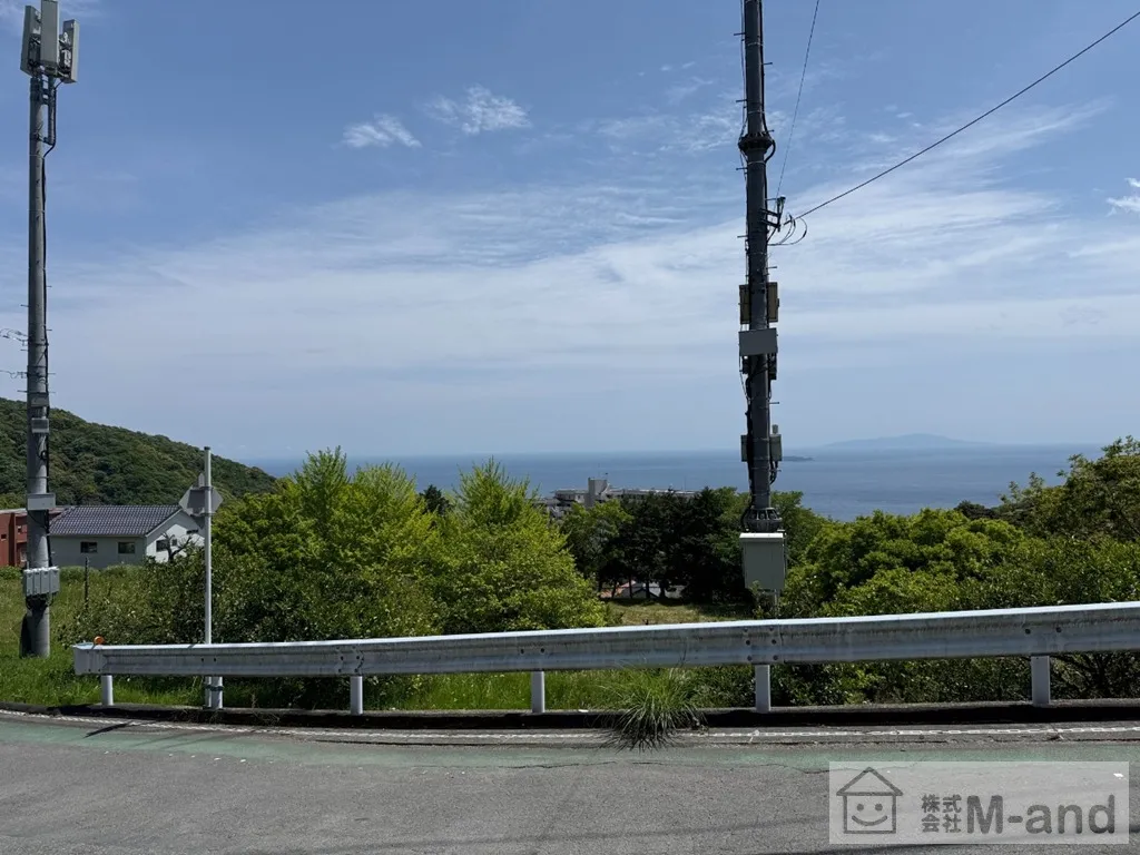 前面道路からの眺望