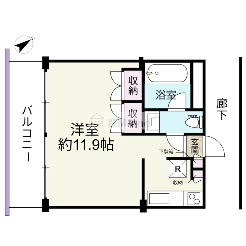 間取り（1K）