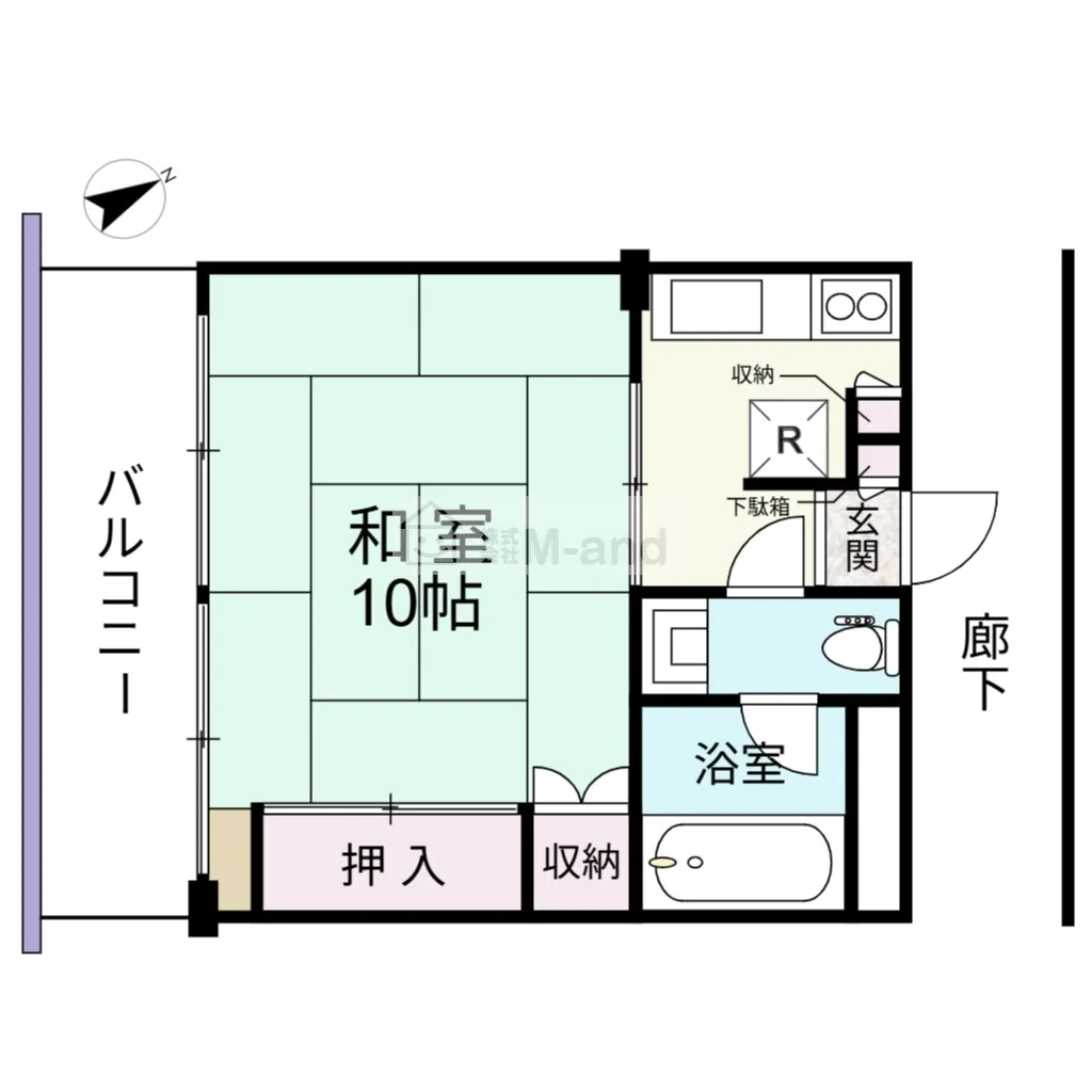 間取り（1K）