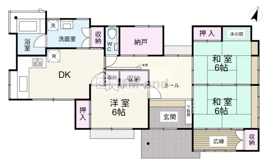 間取り（3SDK）
